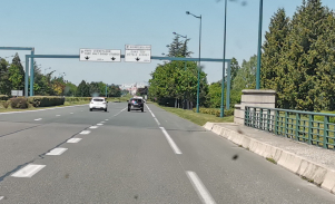 percorso verso il parcheggio Disneyland Paris