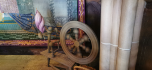 arazzo nel castello di Disneyland Paris