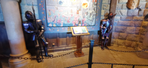 guardiani che russano nel castello di Disneyland Paris