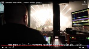 sala regia e control room Disneyland Paris