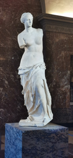 Afrodite, detta Venere di Milo al Louvre Parigi