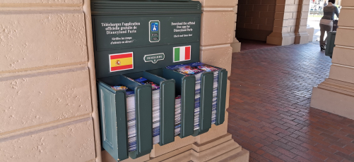 mappa cartina dei parchi Disneyland Paris e Disney World Adventure (ex Studios)