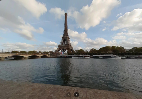 selfie torre eiffel da lungo Senna, port de Debilly