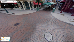 tombini americano in Main street U.S.A. a Disneyland Paris