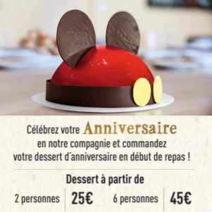 torta di compleanno a Disneyland Paris