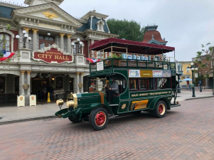 auto d' epoca in Main street U.S.A. a Disneyland Paris