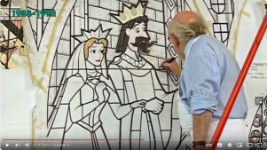 vetrate del castello di Disneyland Paris