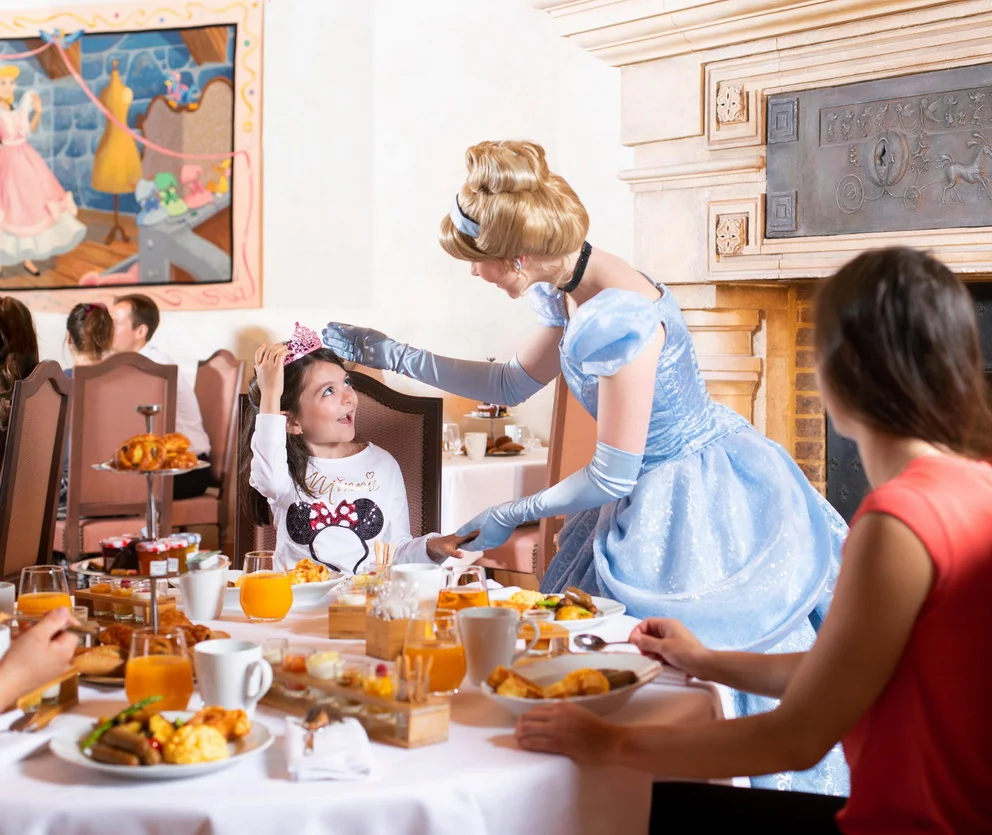 auberge de cendrillon colazione principesse disney