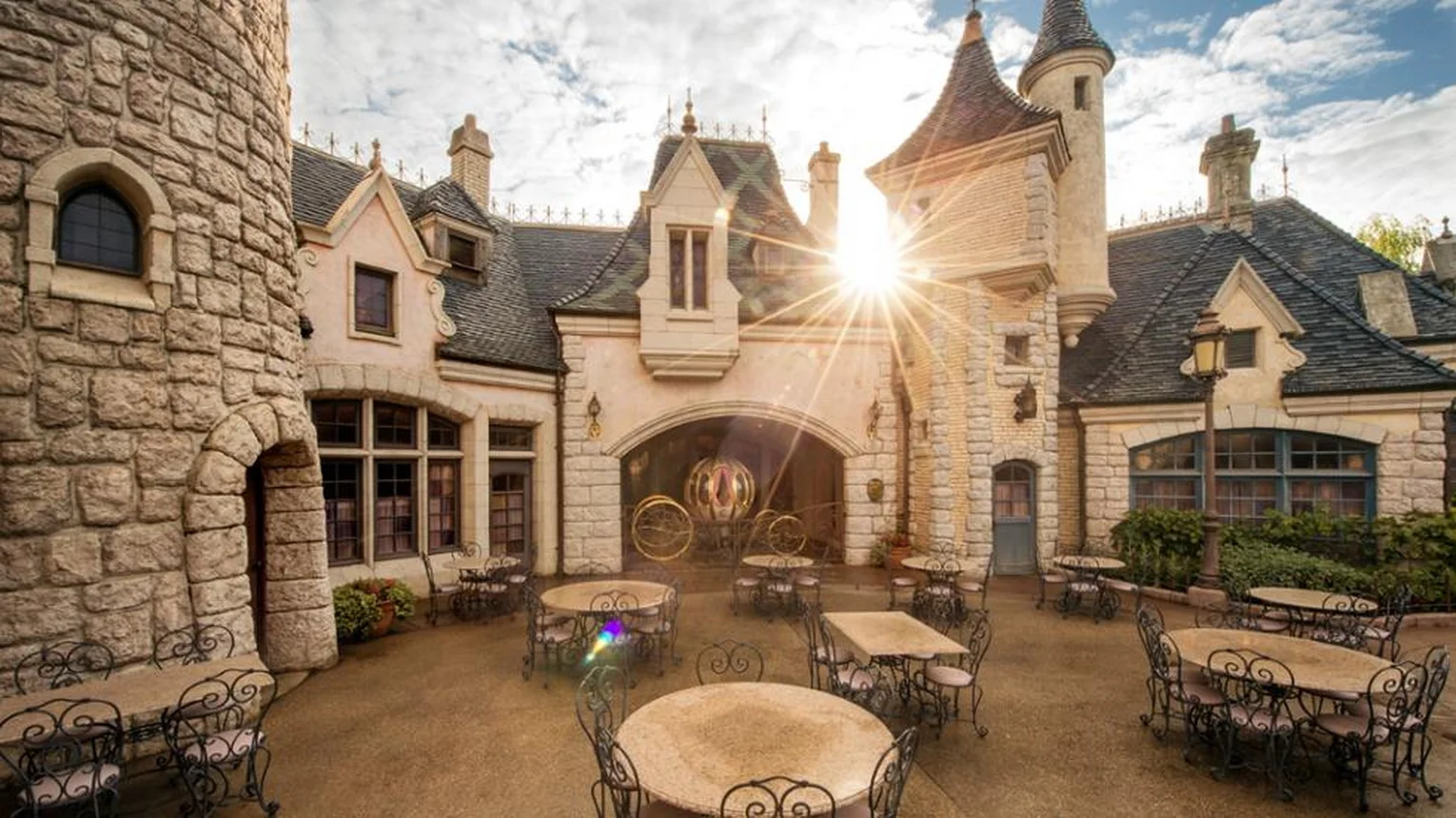 auberge de cendrillon pranzo con le principesse disney a disneyland paris