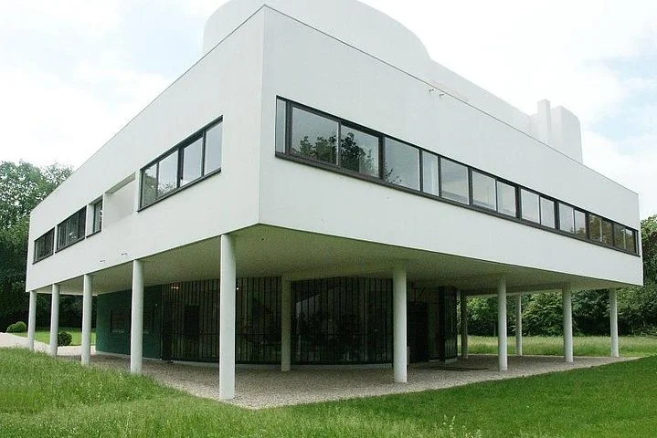 villa Savoye a Poissy Le Corbusier 14 pilotis