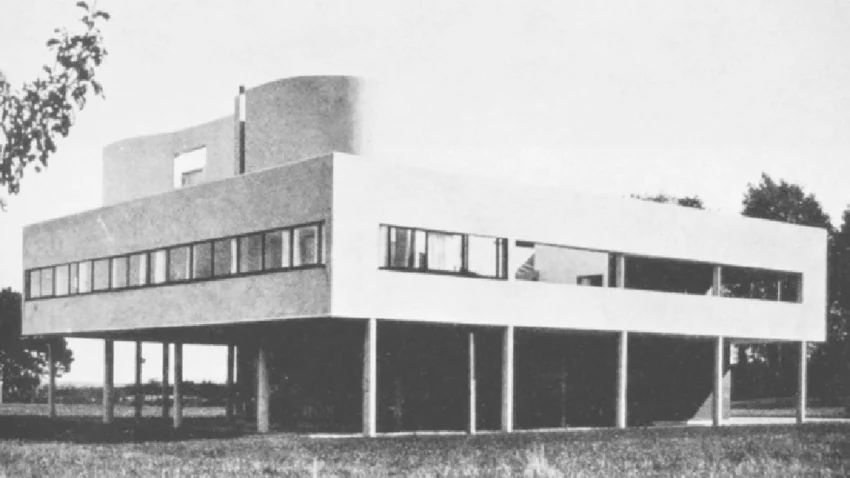 Villa Savoye di Le Corbusier a Poissy