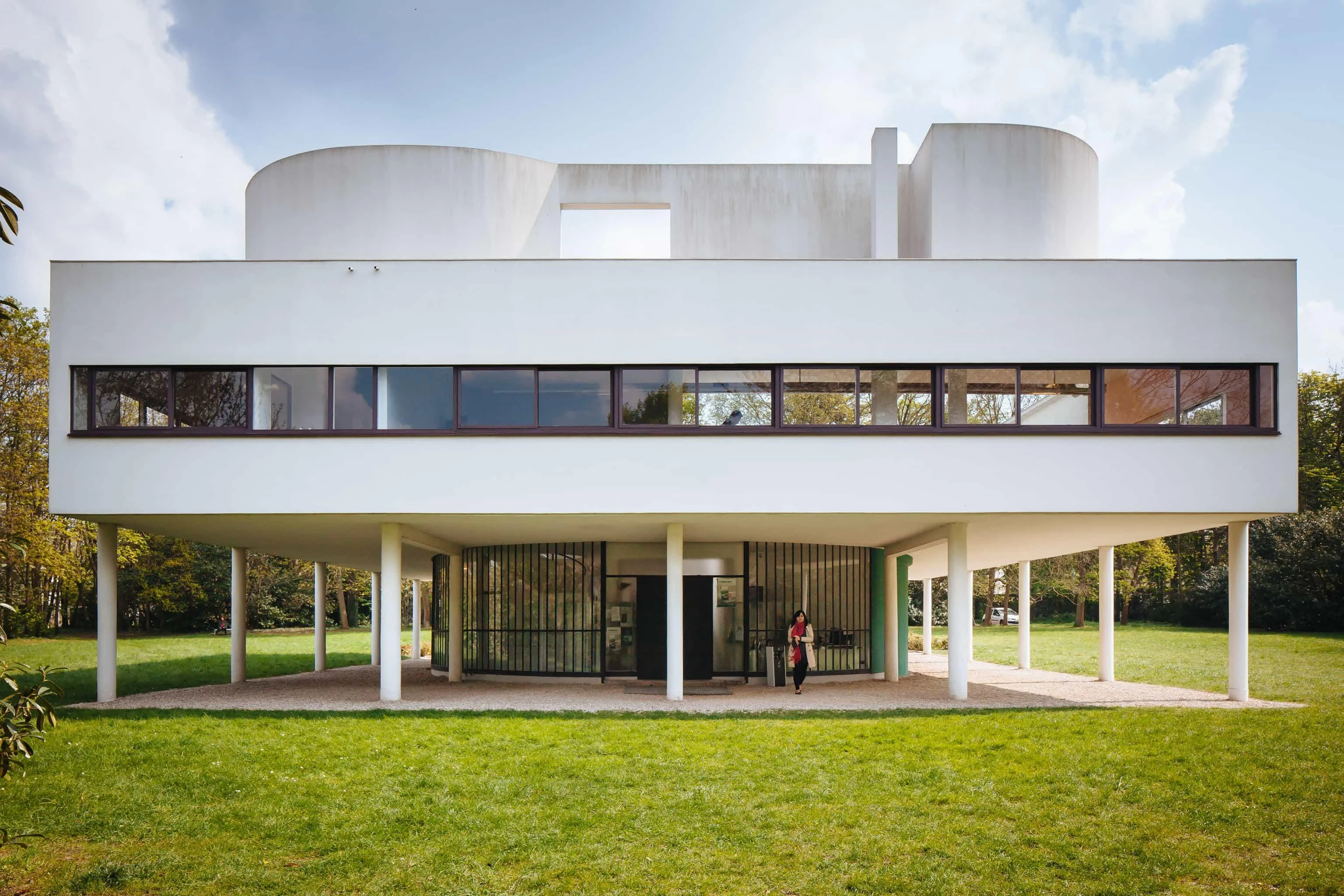 villa Savoye a Poissy Le Corbusier 14 finestre a nastro