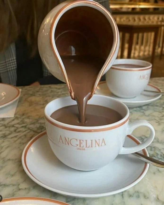 cioccolata calda da Angelina