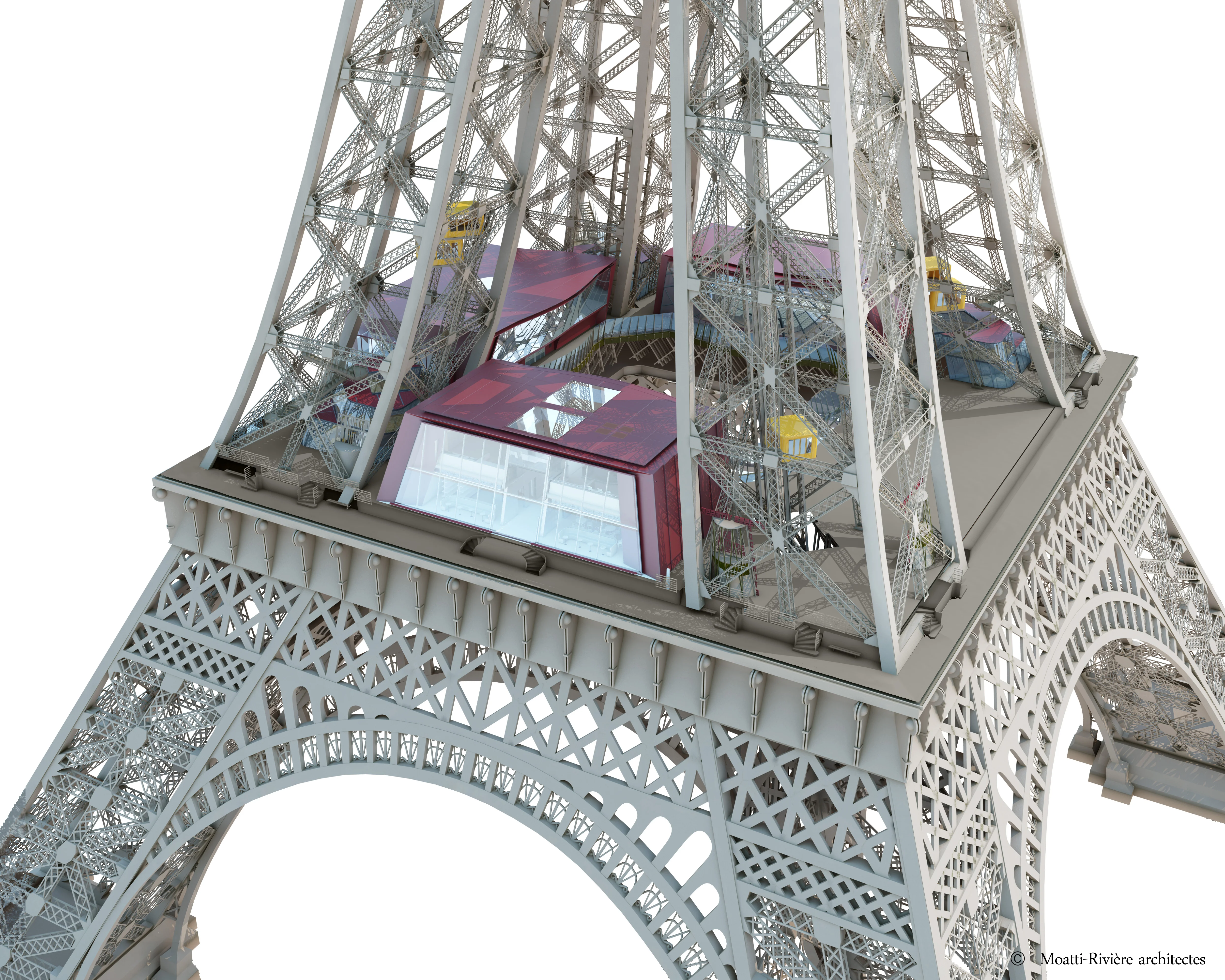 padiglioni al primo piano della torre eiffel