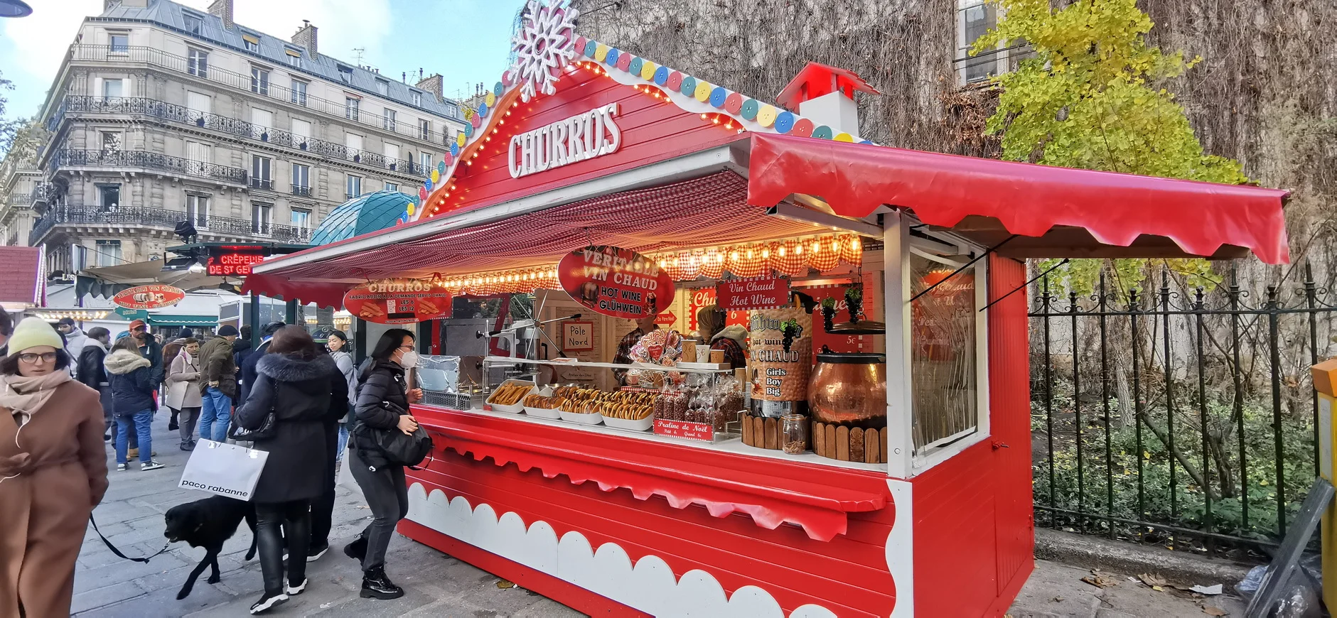 mercato natale st germain de pres parigi
